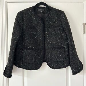 Ann Taylor Black and Gold Blazer